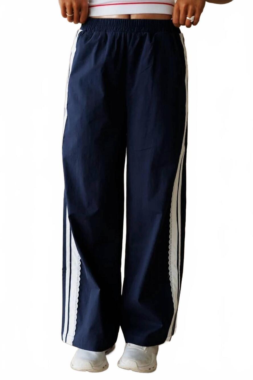 NEW KLESIS tierney track pants in navy
